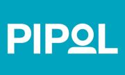 Blau-weißes Partnerlogo von Pipol
