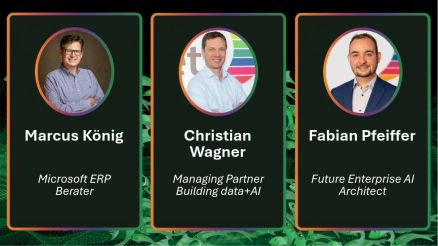 Bilder von AKQUINET, SAP und Microsoft Logos.