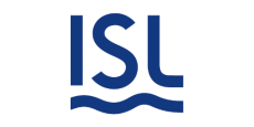 Blaues Partnerlogo von der ISL (Institute of Shipping Economics and Logistics).