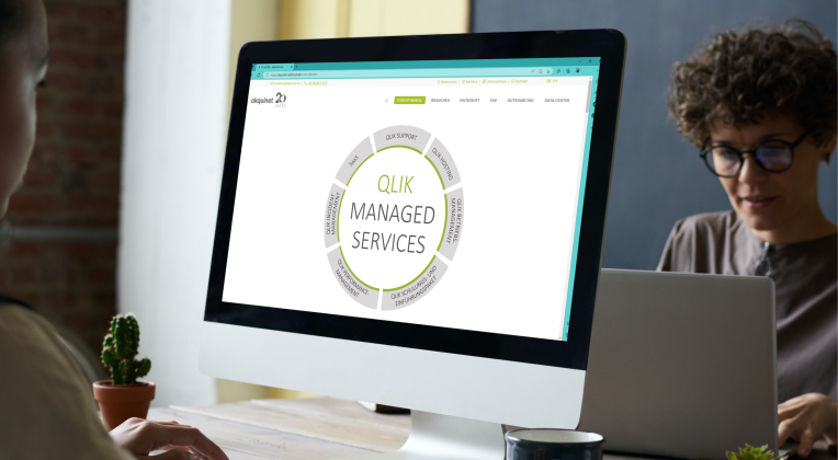 Graph of Qlik Managed Services. Consisting of Qlik Support, Qlik Hosting, Qlik Operations Management, Qlik Training and Implementation Package. Qlik Performance Management, Qlik Incident Management and Saas.