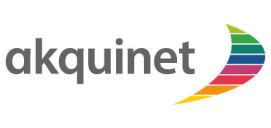 Logo von AKQUIENET mit einem bunten Segel