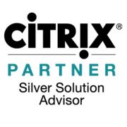 Mint-schwarzer Logo citrix Partner Silver Solution Advisor