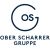 Dark blue lettering Ober Scharrer Group.