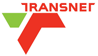 Grün, rotes Transnet Logo