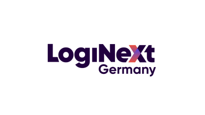 Lila Logo auf weißem Hintergrund der LogiNext