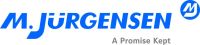 Blauer Schriftzug M Jürgensen a promise Kept.