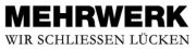 Schwarzes Partnerlogo von Mehrwerk - Wir schließen Lücken