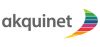 Logo von AKQUINET mit einem bunten Segel