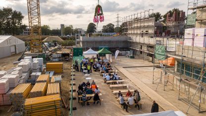 Rechenzentrum Victoria Park Hamburg Rahlstedt - Wir feiern Richtfest