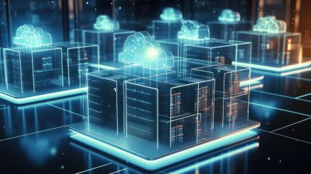 SAP blauer Cloud Serverraum