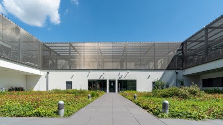 Exterior view of the AKQUINET data center Hamburg-Alsterdorf.