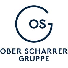 Dark blue lettering Ober Scharrer Group.